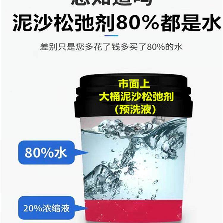 蜡洗车店泥沙松动剂洗车液162剂预洗液泥土松散松弛水兑成大桶装