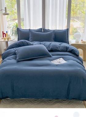 床上用品件套全整套人冬季三件套被子春秋网红厂家被四子单全套一