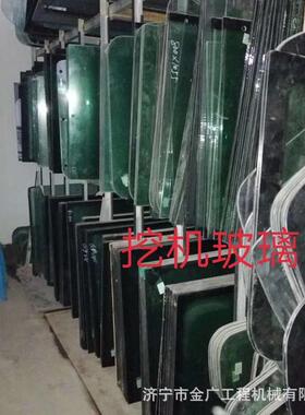 P210-8挖掘机驾室玻璃驾驶楼边RKC门内饰板玻璃钩驶机PC220-8C驾