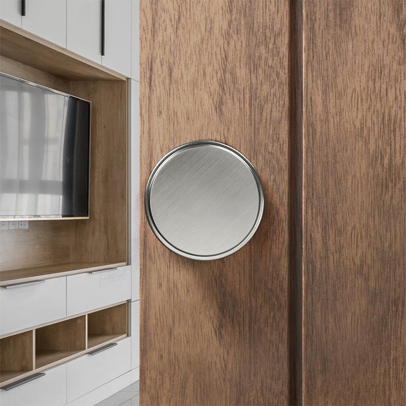 黑单面色隐形门锁室内卧室房木门把手09款带钥匙家通用房型用简约