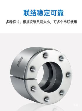 L-L双A锥度加强型紧套13342张紧套45#钢EZUX61涨紧套A12免胀键轴