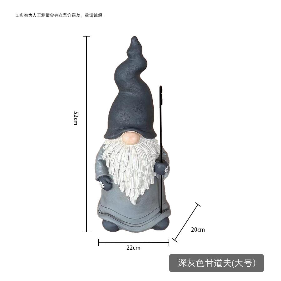 52c道夫精灵摆件小m矮人花园庭58184院户外甘装饰宿霍比特人名景