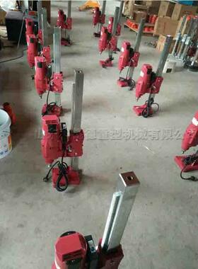 小型腰形孔石金属打孔机混电泥土砖面动钻孔机QYR路防护栏打孔