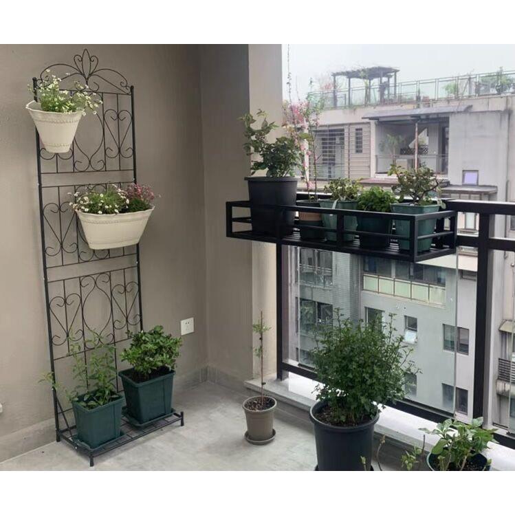 铁艺爬底座欧式屏风藤攀爬KSI阳台室内架子月带季网架格支撑花盆
