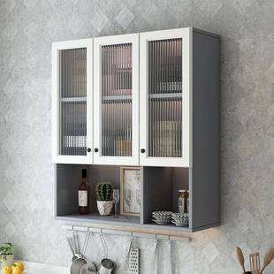厨房置吊柜挂墙式 阳台325墙上物柜子卫卧室餐厅壁橱生间储物书柜