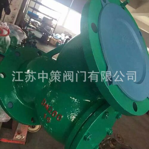 GL41J-10C铸钢衬胶Y型过滤器 化工耐腐蚀耐酸碱法兰管道过滤器