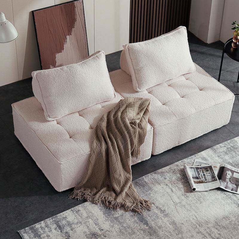 懒发豆腐人沙发方块组合公寓小户意沙式见详情简约型休闲单人卧室