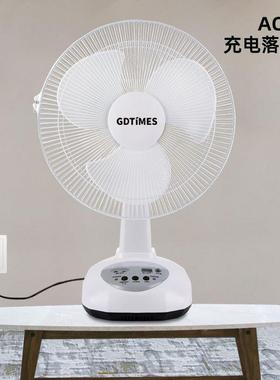 东南亚爆款1寸扇太阳能风台扇摇头手机户2GD8019外recha充rgeable