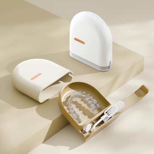 牙套不怕丢！隐形牙套收纳盒随身便携学生儿童正畸牙齿矫正器盒子