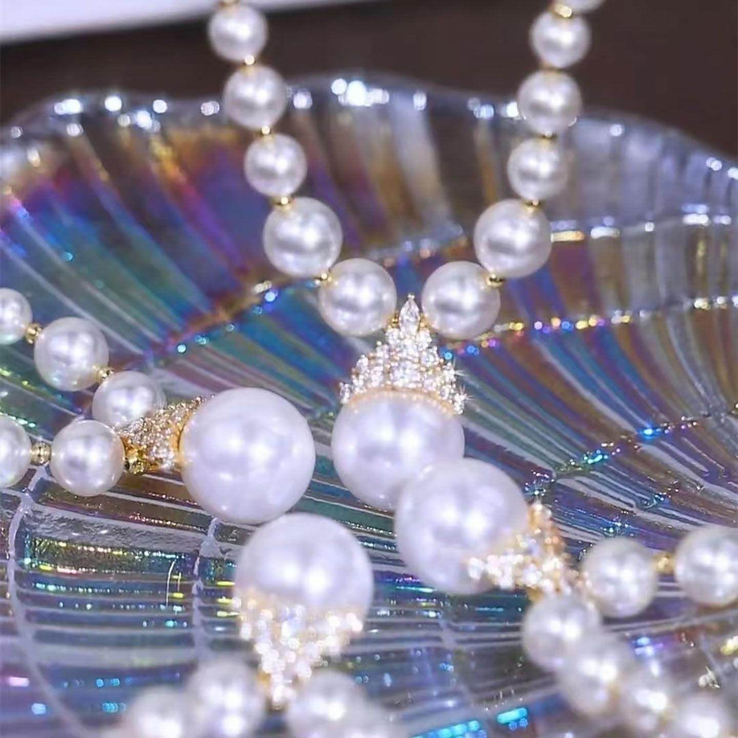 茗如柏珍珠项链法式高端轻奢高级感小众颈链优雅风时尚大气锁骨链,珠宝/钻石/翡翠,颈饰,淘宝优惠券,粉丝福利购,淘宝优惠卷