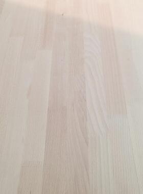 榉木指接板木0mm桌面板定制4OAY方条实木直拼板B级板贴皮