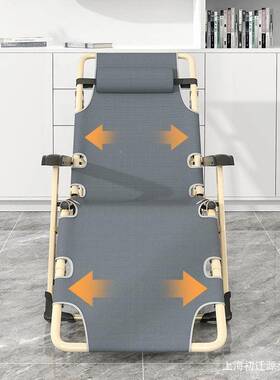 s李椅折叠椅午躺休靠椅睡午折叠床休UTQ闲靠背懒人沙发用阳家台便