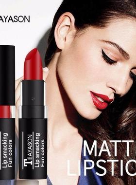 正品哑光复古吸血鬼口红姨妈色枣红色紫色不掉色不沾杯少女心个性