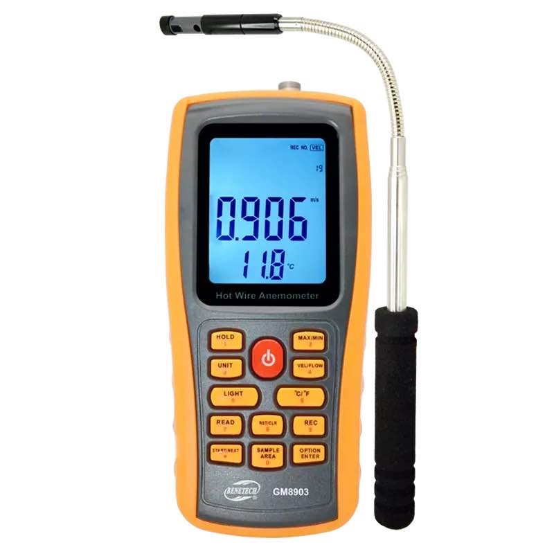 标智热敏式风速仪风量仪GM8903高精度微风测量风速计风量计测风仪