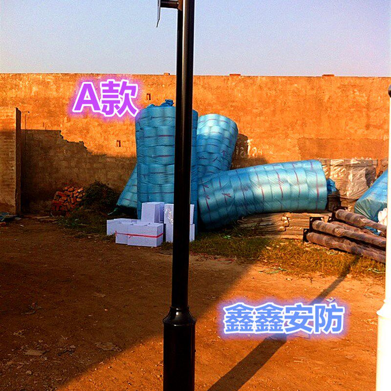 A款球击立杆/1米2米2.5米3米3.5米4米5米6米/监控立杆
