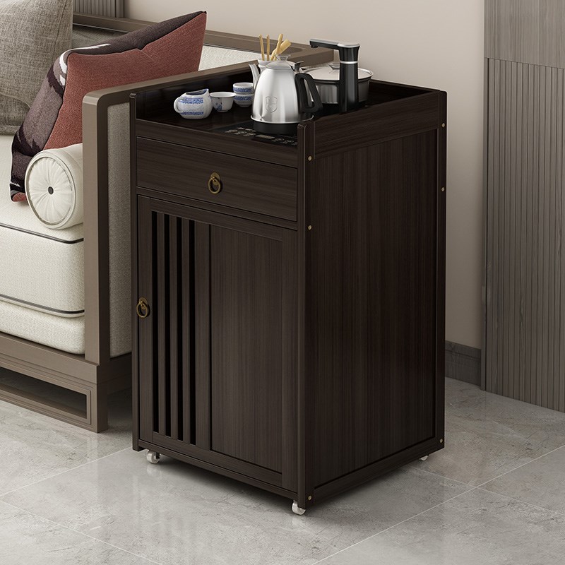 客厅边几移动茶几非实木沙发边柜小型阳台茶桌新款茶台简约茶水柜