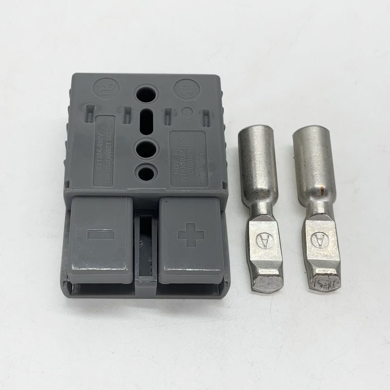 【紫铜可】安德森充电插头带线电动叉车大电流连接器线束