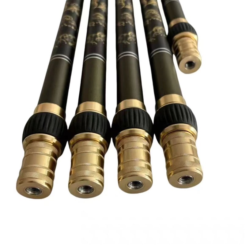 大物碳素抄网杆2.1米超轻超硬加粗EV防滑耐磨手把伸缩钓鱼超网竿