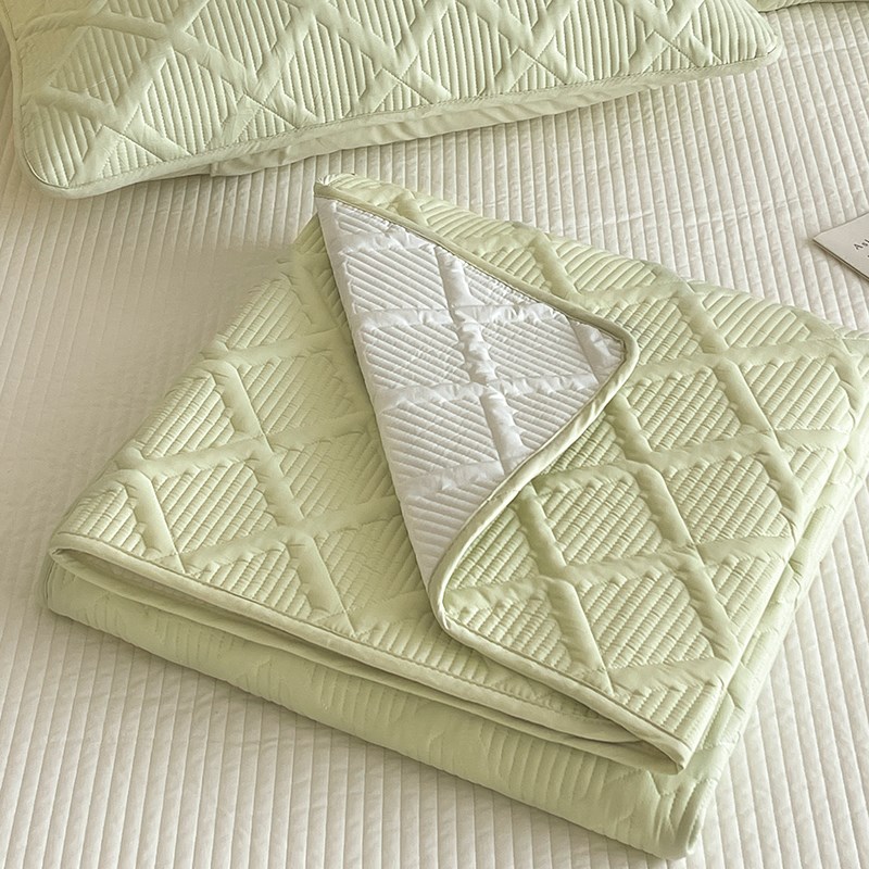 防水床笠隔尿床罩单件加厚夹棉床垫保护罩防尘罩纯色床褥子