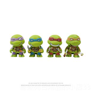 高档忍者抖神龟汽车件装饰音同款网红小摆件车内饰摆品车载创性意