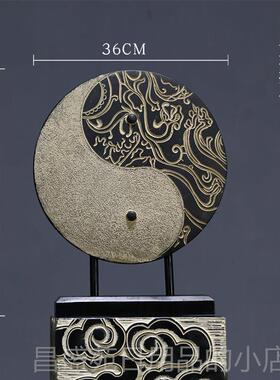 高档新中式落仿古石柱客厅玄关家居展示柱展厅摆件底地座祥云柱装