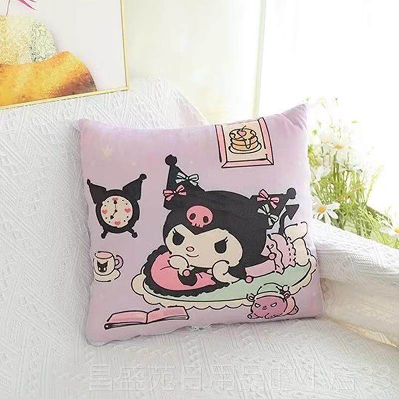高档库洛米抱枕被子两用二合夏季卡通汽车折叠车用一毛绒公室办睡