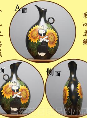 高档彩陶瓷南丽江旅游特工装饰工艺礼品摆饰博古产架酒架中手国元