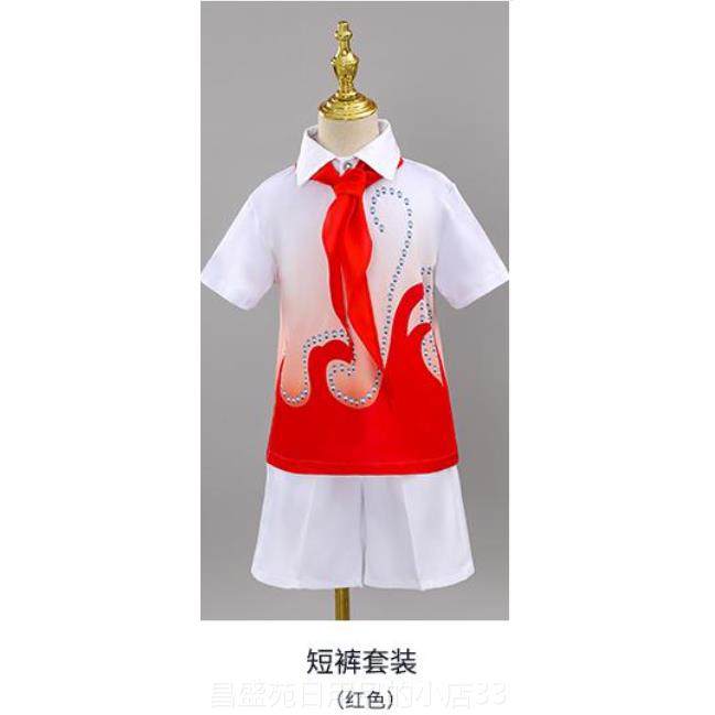 高档新款儿童飘演扬的红领巾小出服中学生诗歌朗大合唱舞诵蹈表演,童装/婴儿装/亲子装,儿童演出服,淘宝优惠券,粉丝福利购,淘宝优惠卷