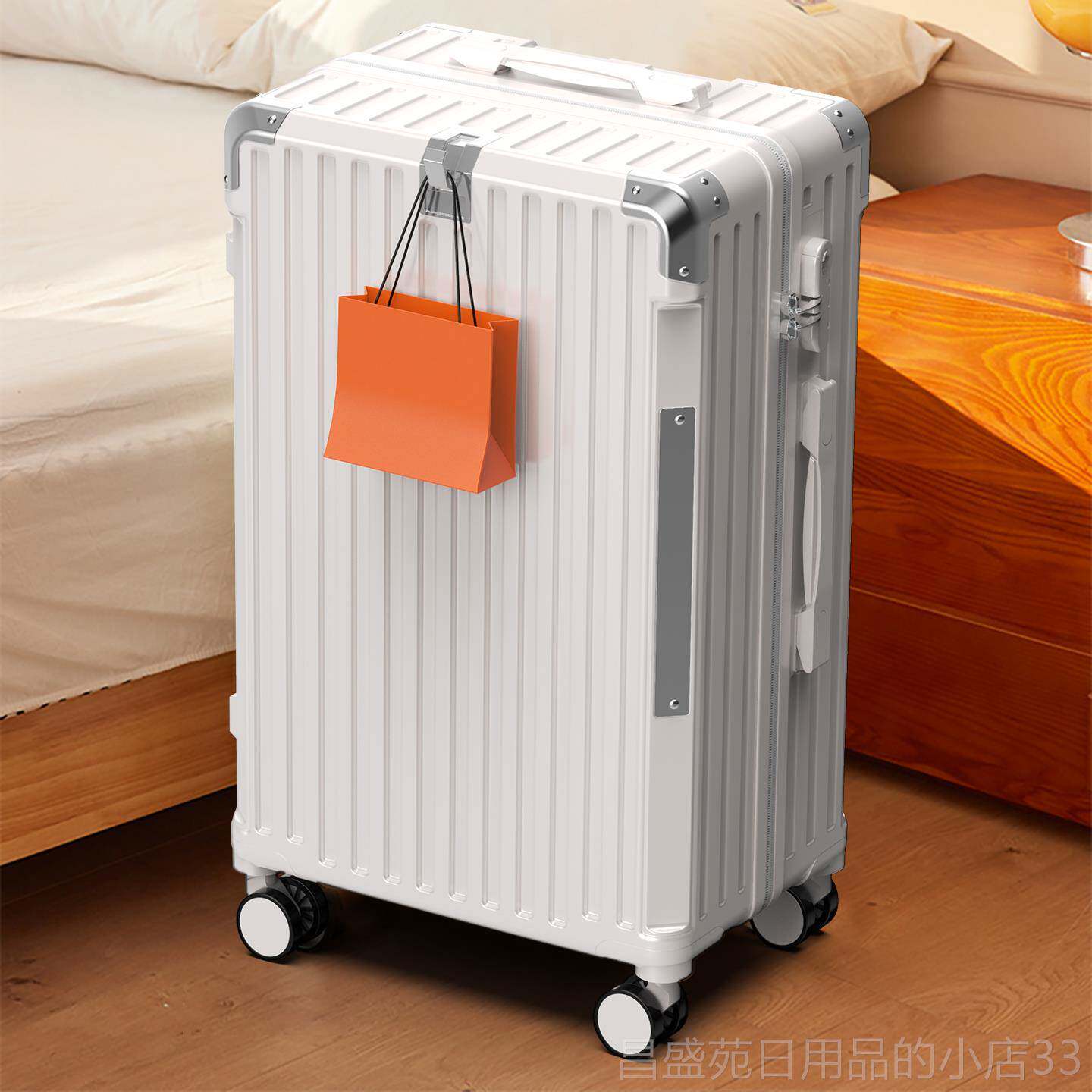 高档生德0国行李2025新款女男拉杆结实耐用旅行密码箱铝箱框皮箱2