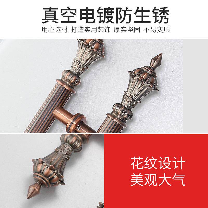 玻璃门拉手红古铜仿古不锈钢木门把手欧式KTV大门大橱柜门