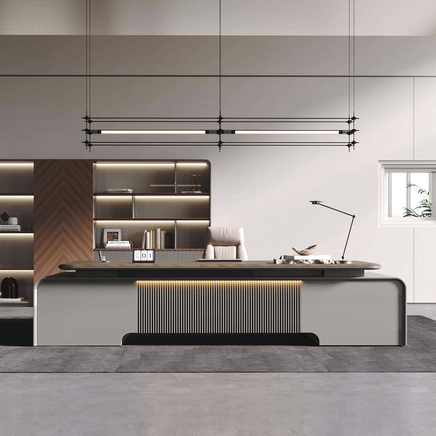 现代简约老板桌办公椅组合一整套新中式简约家具总裁桌轻奢大班台,基础建材,脚轮/万向轮,淘宝优惠券,粉丝福利购,淘宝优惠卷