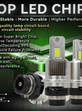 热销M16替换原车HID氙气灯直插款1:1一体式D4LEDD2led大灯