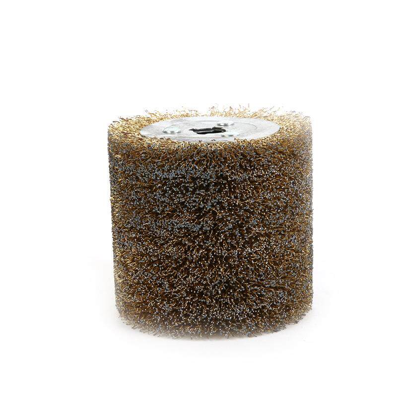 电动拉丝机用工具钢丝拉丝轮木纹还原不锈钢除锈钢丝球抛光打磨