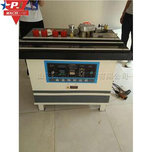 木质家具异型曲面封边机自动断带木片贴边机橱柜弧形边封带机