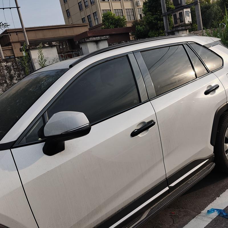 0-24款荣放条荣放黑钛窗饰车条RAV4威兰达车身亮2条黑武士装饰外