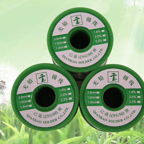 环保无铅 500克/卷 焊锡线 锡丝 线径1.0mm 纯度99.3/Cu0.7