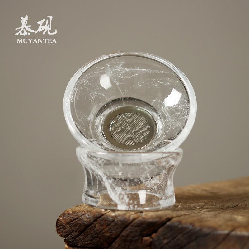 慕陶茶漏茶滤琉璃茶具过滤器茶隔冲孔不锈钢过滤网功夫零配