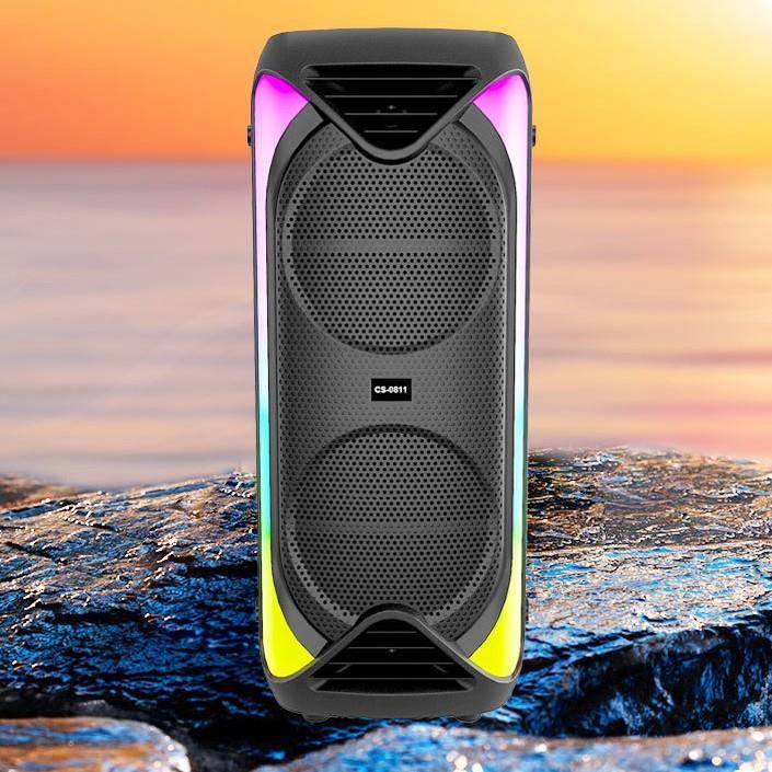 户外便携带手提音响大功率大容量重低音炮多媒体卡拉OK一体机音响