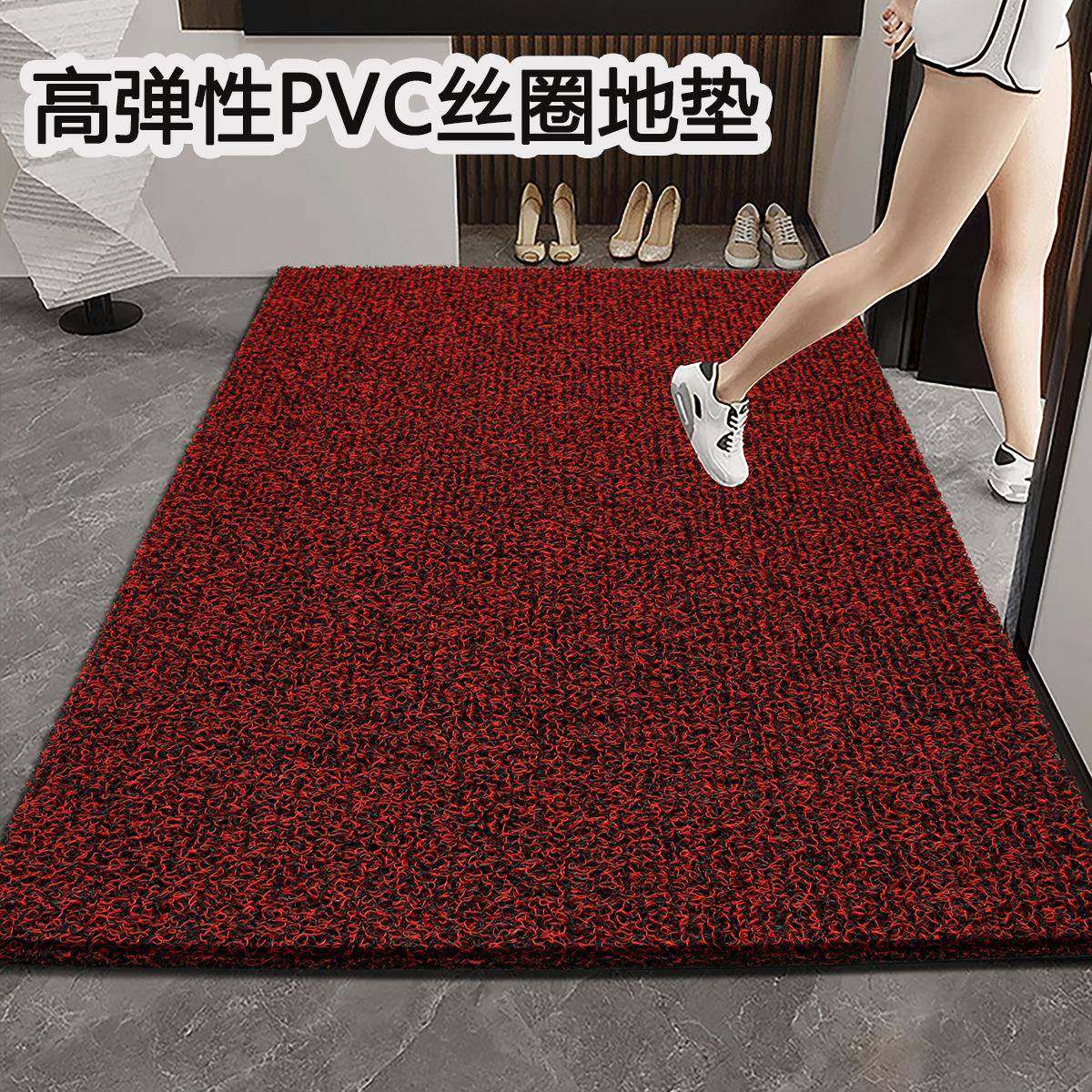可裁剪脚垫丝圈地垫入户门垫进门口塑料地毯汽车耐脏防滑垫子加厚
