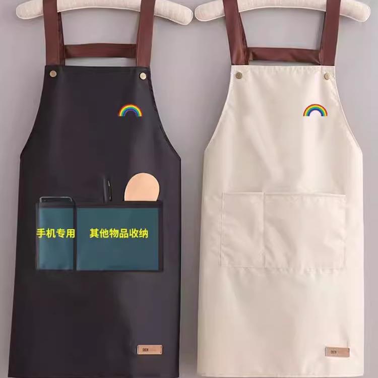 孕妇做饭隔热围裙厨房炒菜护衣防水防油耐磨家用新款工作服女