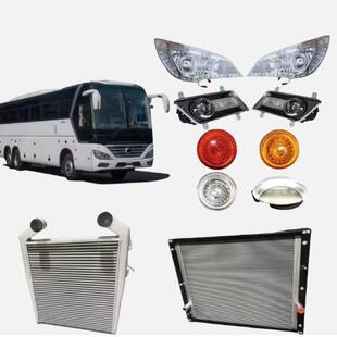 客车中网前面罩前围装饰件5111-80-00412中通客车中巴大巴车前饰