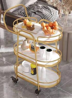 三北欧车家用餐厅带餐轮推车酒店会所KT小V手推车轮车茶PMM水送餐