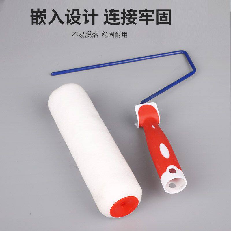 9寸细毛滚筒刷超平丝光弹丝大师短毛刷墙工具乳胶漆涂料油漆滚刷