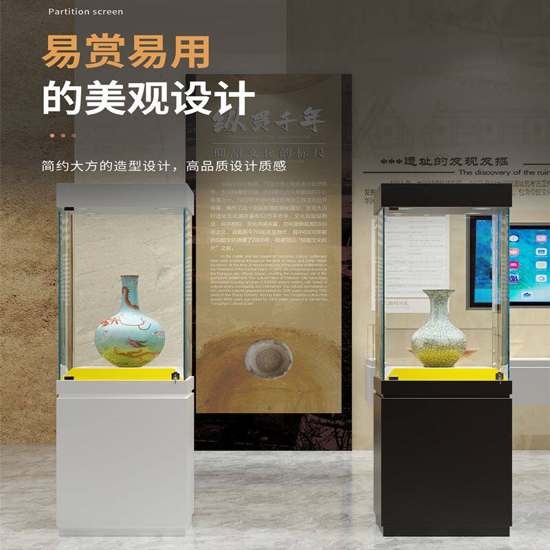玻璃展示柜珠宝瓷器玉器展柜柜台展览陈列柜产品博物馆文物白酒柜