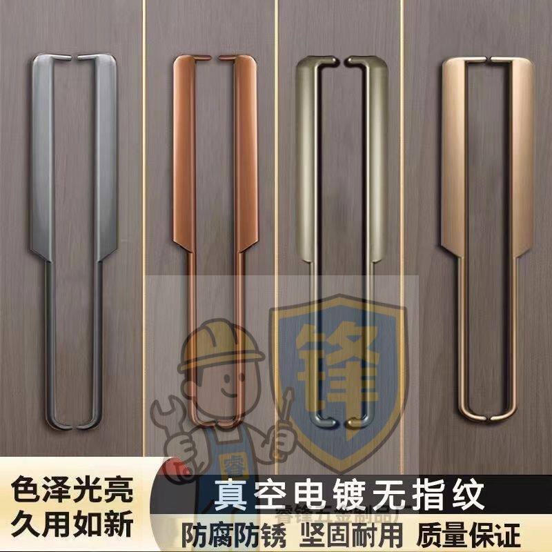 加厚304不锈钢拉手有框玻璃门拉手大门把手木门中式包厢双开门店