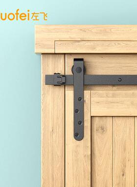 你谷仓门黑FML色轨轨道滑五轨橱柜金轨道柜门鞋柜小号吊迷轨道