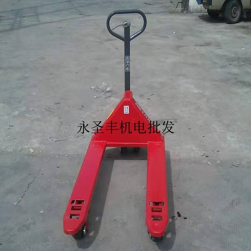 奥津吨手拉叉车搬运车NP-510手推拉搬货NP30-7卡板叉车3吨