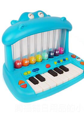 正品比乐B.T婴oys河灯马钢琴幼儿童音乐电子宝宝琴早教乐器玩具柔
