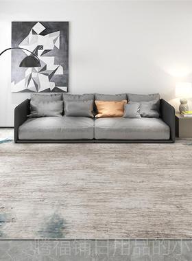 正品毯客厅茶沙几毯现代简约灰色发垫北欧室纯色家地用大卧地毯满