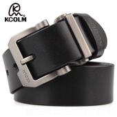 宽男款 高档男士 腰带大 口纯头牛皮针扣 加长尺码 真皮皮层带韩版 进